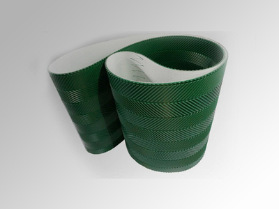 5.0綠色魚骨紋輸送帶